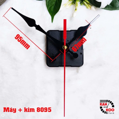 Máy Đồng Hồ Treo Tường Silent Quartz 6168s – Siêu Chính Xác ±03 Giây/Tháng – Trục 11mm