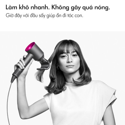 Máy sấy tóc Dyson HD08 (Black/Nickel) - Hàng chính hãng