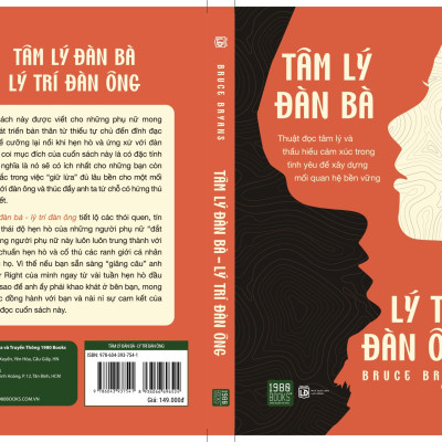 TÂM LÝ ĐÀN BÀ - LÝ TRÍ ĐÀN ÔNG  - Bruce Bryans - Kiều Hòa dịch - (bìa mềm)