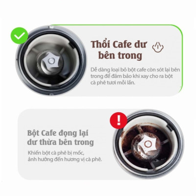 Máy xay hạt cà phê Espresso tự động tích hợp 31 chế độ xay thương hiệu Mỹ cao cấp HiBREW G3A - Hàng Nhập Khẩu