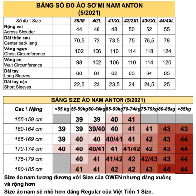 Áo Sơ Mi Nam Công Sở Trung Niên Dài Tay Thương Hiệu Anton Xanh Tím Than Họa Tiết Kẻ Caro Chìm – AT201