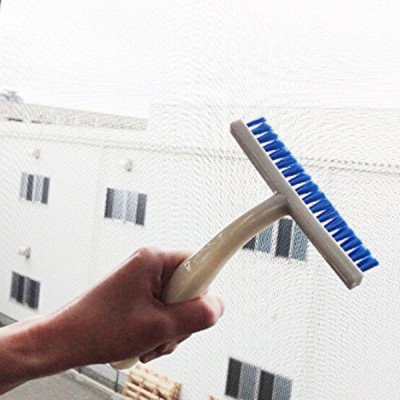 Cây bàn chải vệ sinh rèm cửa/cửa kính Kokubo 26cm thiết kế tay cần chắc chắn - Hàng nội địa Nhật Bản