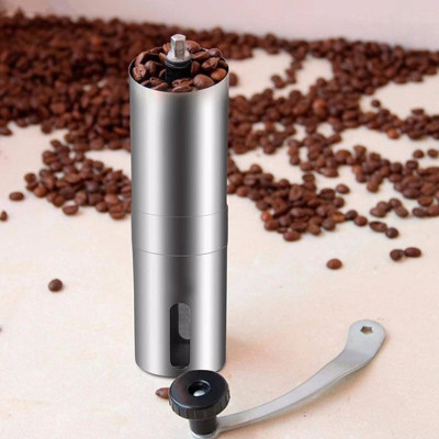 Máy Xay Cafe Mini Cầm Tay Bằng Thép Không Gỉ - Hàng Nhập Khẩu