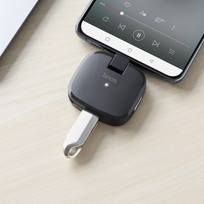 Bộ Chuyển Hoco HB11 Type-C Sang 3 cổng USB 2.0) - Hàng Chính Hãng