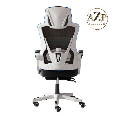 Ghế Trưởng Phòng Ergonomic AZP-9908-TRẮNG Hỗ Trợ Cột Sống Lưng, Có Ngả Lưng