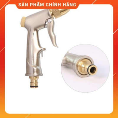 Vòi Xịt Rửa Xe️ Bộ dây vòi xịt nước rửa xe, tưới cây , tăng áp 3 lần, loại 20m 206701-1 đầu đồng, cút đồng