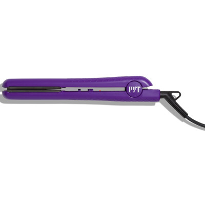 Máy Kẹp Tóc Bằng Sứ PYT Ceramic Styling Tool (2 trong 1) - Màu Tím - Công Nghệ Nhiệt Hồng Ngoại Xa - Có Thể Duỗi, Uốn Lọn Hoặc Uốn Cúp