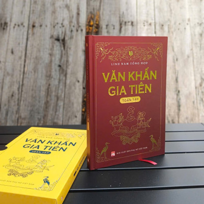 Sách Văn khấn gia tiên toàn tập - (Bìa cứng, có hộp)