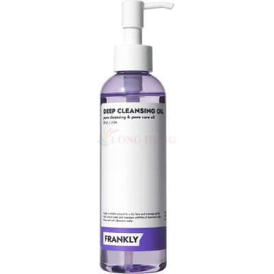 Dầu tẩy trang Frankly Deep Cleansing Oil giúp làm sạch mụn ẩn và mụn đầu đen (200ml) - Hàng chính hãng