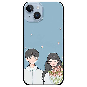 Ốp lưng dành cho Iphone 14 - Iphone 14 Plus - Iphone 14 Pro - Iphone 14 Pro Max - Cặp Đôi Tặng hoa