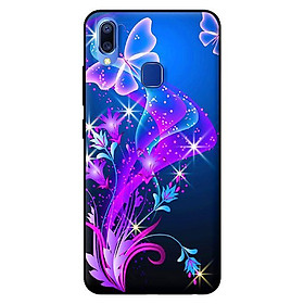 Ốp lưng in cho Vivo Y95 mẫu Họa Tiết Bướm Tím - Hàng chính hãng