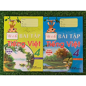 Combo vở ô li bài tập tiếng việt 4  (tập 1+2) (dùng chung cho các bộ sgk hiện hành) (HA-MK)