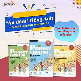 [ Thăng Long Books ] Ăn Dặm Tiếng Anh - Perfect English: Vocabulary + Conversation + Grammar ( 3 Cuốn Tùy Chọn )