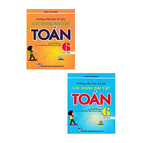 Sách - combo hướng dẫn học và giải các dạng bài tập toán 6 (bám sát sgk kết nối tri thức với cuộc sống)(bộ 2 cuốn) - HA