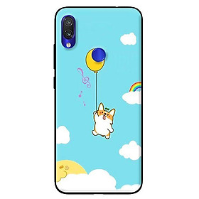 Ốp lưng in cho Xiaomi Redmi Note 7 mẫu Cún Và Bóng Bay - Hàng chính hãng