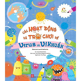 Sách - Các Hoạt Động Và Trò Chơi Về Virus Và Vi Khuẩn - Đinh Tị Books