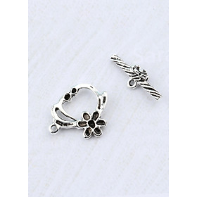 Combo 2 cái charm bạc hình khóa - Ngọc Quý Gemstones