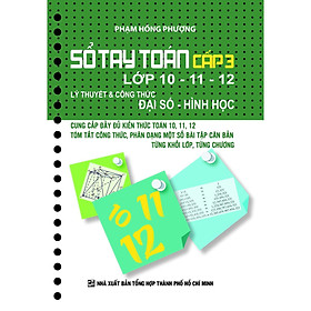 Sách - Sổ Tay Toán Cấp 3  - Khang Việt Book
