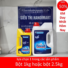 COMBO FINISH: Bột rửa bát Finish 2.5kg + Muối Finish 1.2kg
