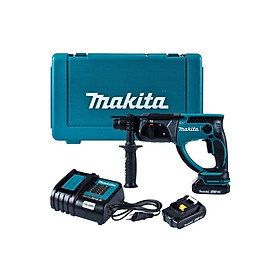 MÁY KHOAN ĐỘNG LỰC DÙNG PIN 18V (20 MM-26 MM) (01 ĐẾ SẠC 02 PIN 1.5AH) MAKITA DHR202SYE- HÀNG CHÍNH HÃNG