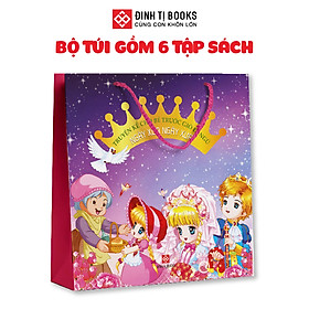 Sách - Bộ túi: Truyện kể cho bé trước giờ đi ngủ - Ngày xửa ngày xưa (6 tập) Đinh Tị Books