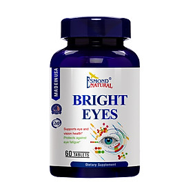 Viên hỗ trợ sáng mắt chống mỏi mắt Esmond Natural Bright eyes Made in USA