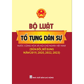 Sách - Bộ Luật Tố Tụng Dân Sự - Sửa đổi bổ sung năm 2019, 2020, 2022, 2023 - ndbooks