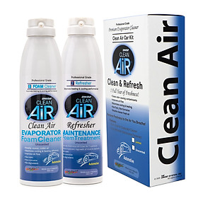 Khử mùi máy lạnh ô tô DWD2 CLEAN AIR Premium Automotive Foaming AC Evaporator Coil Cleaner & Refresher ( Hàng nhập khẩu USA)