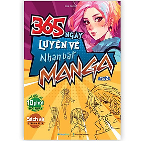 Sách - 365 Ngày Luyện Vẽ Nhân Vật Manga - Tập 2 - Megabook