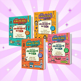 Sách - Kinh Tế Học Vui Nhộn Những Câu Hỏi Kinh Tế Ra Tiền - Combo 4 Cuốn - Megabook
