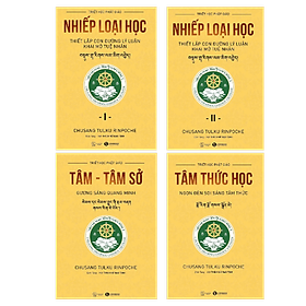 Sách Triết Học Phật Giáo - Tâm Thức Học + Tâm - Tâm Sở + Nhiếp Loại Học ( 4 cuốn)