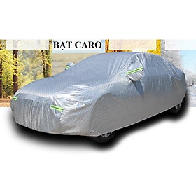 Bạt phủ che ô tô xe hơi - Bạt trùm xe ô tô 3 lớp tráng nhôm chống xước, chống nắng, chống mưa, chống cháy bảo vệ xe.