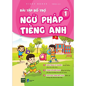 Sách - Bài Tập Bổ Trợ Ngữ Pháp Tiếng Anh Lớp 1 - VISHV Books - 1980 Books