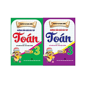 Combo Hướng dẫn giải bài tập Toán 3 - Tập 1+2 (bám sát sgk kết nối tri thức) (HA-MK)