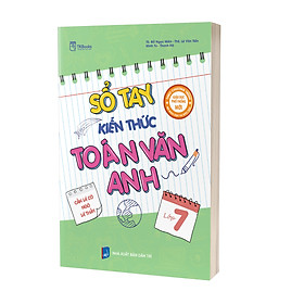 Sách - Combo Sổ tay kiến thức Toán - Văn - Anh THCS (Dành cho 3 bộ : Kết nối, tri thức và cánh diều) MCBooks