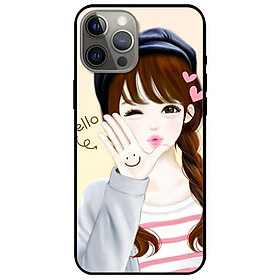 Ốp lưng dành cho Iphone 12 - Iphone 12 Pro - Iphone 12 Pro Max mẫu Hello Em Gái