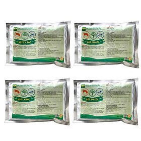 Combo 4 gói Chế phẩm sinh học EM gốc 500g - Chứa hàng tỷ vi sinh vật có lợi - Men vi sinh ủ cá, rác bã hữu cơ làm phân bón - Xử lý mùi hôi