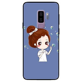 Ốp lưng dành cho Samsung S8 - S8 Plus - S9 Plus mẫu Cô Gái Búi Tóc