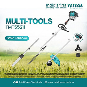 MÁY LÀM VƯỜN ĐA NĂNG DÙNG XĂNG TOTAL TMT55211 - HÀNG CHÍNH HÃNG