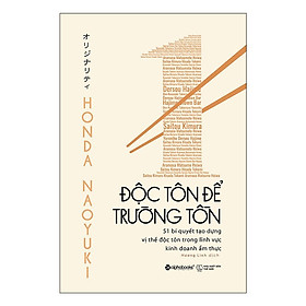 [ThangLong Bookstore]Độc Tôn Để Trường Tồn