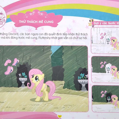 My Little Pony - Tập Tô Màu Sáng Tạo 4Q - Vườn Cổ Tích Vui Nhộn