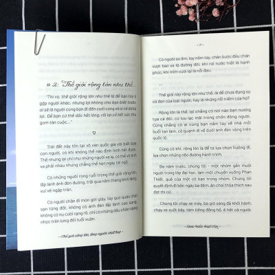 Sách - Thế Giới Rộng Lớn, Lòng Người Chật Hẹp (Kèm Bookmark)