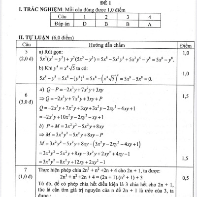 Đề Kiểm Tra Toán 8 (Bám Sát SGK Kết Nối Tri Thức Với Cuộc Sống)_HA