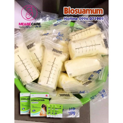 Cốm lợi sữa biosuamum loại 20 gói x 3g Tăng cường chất lượng sữa mẹ