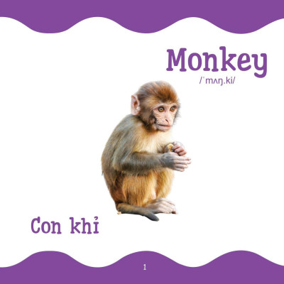 Cùng Con Trưởng Thành - Từ Điển Bằng Hình Cho Trẻ Mầm Non - Động Vật Hoang Dã