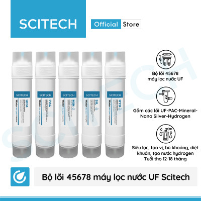 Máy lọc nước UF 8 cấp lọc by Scitech (Không dùng điện, không nước thải) - Hàng chính hãng