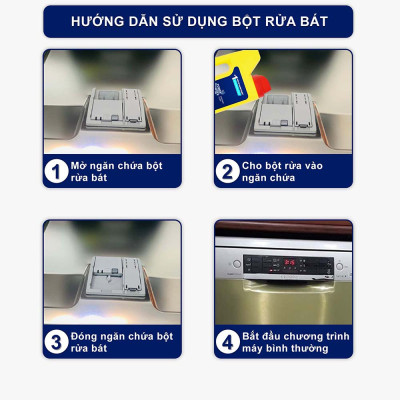Bột rửa bát Finish Classic 25 Washes