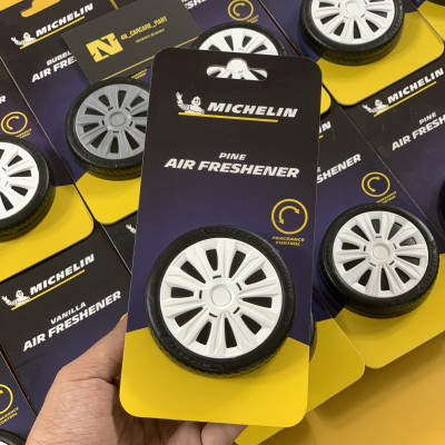 Sáp Thơm  Ô Tô MICHELIN Khử Mùi Xe Hơi Cao Cấp - Michelin Organic Can Air Freshener (Hàng Chính Hãng) mùi hương vanilla