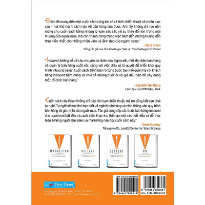 Sách - Inbound Selling - Thay Đổi Phương Thức Bán Hàng Theo Mô Hình Inbound