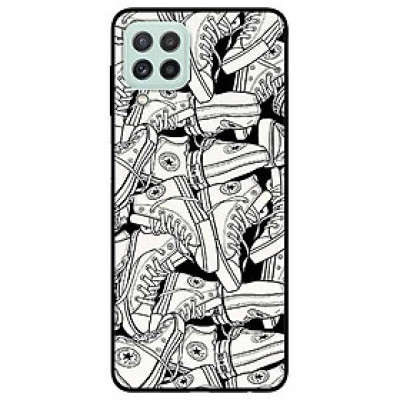 Ốp lưng dành cho Samsung A22 - Samsung S21 FE mẫu Hoạ Tiết Giày Trắng Đen